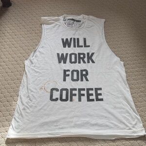 The Laundry Room White Graphic Tank